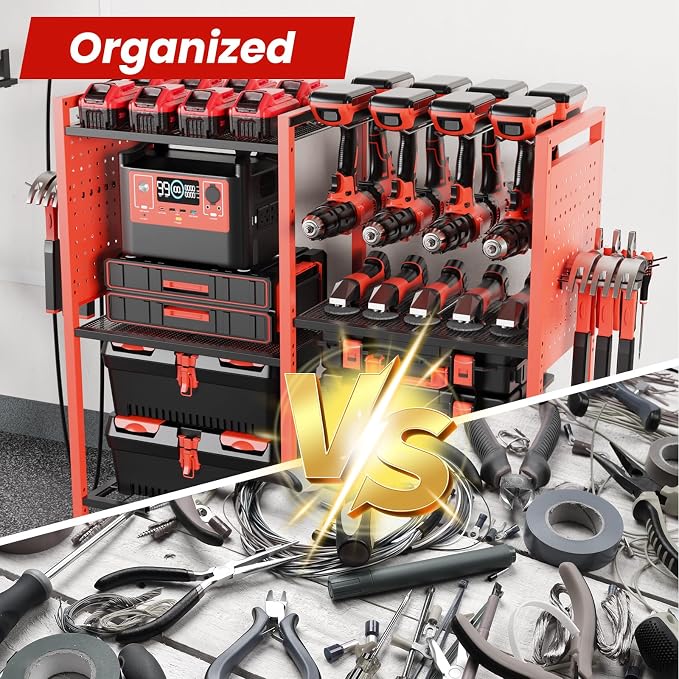 Heavy-Duty Power Tools Organizer Cart - Image 6