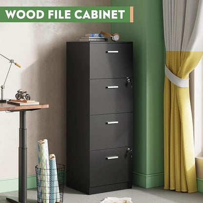 DEVAISE 4 Drawer File Cabinet - Image 5