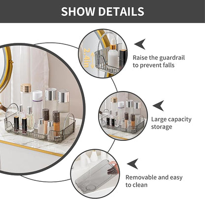 YCIA&DONE Bathroom Organizer Countertop, Makeup Storage, Skincare Cosmetic Tray - Image 3