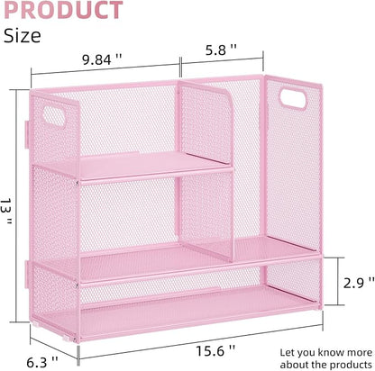Marbrasse 3-Tier Desk Shelf Organizer - Image 3