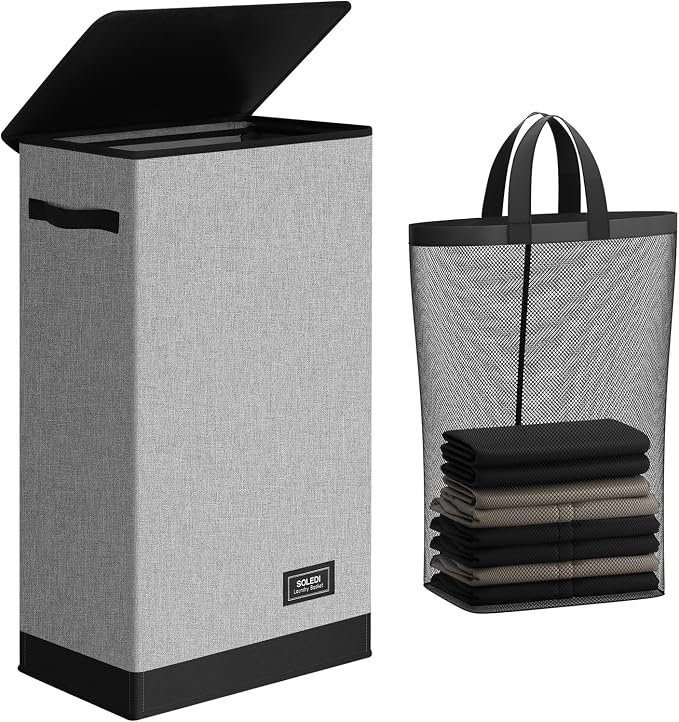 SOLEDI Slim Laundry Hamper by SOLEDI