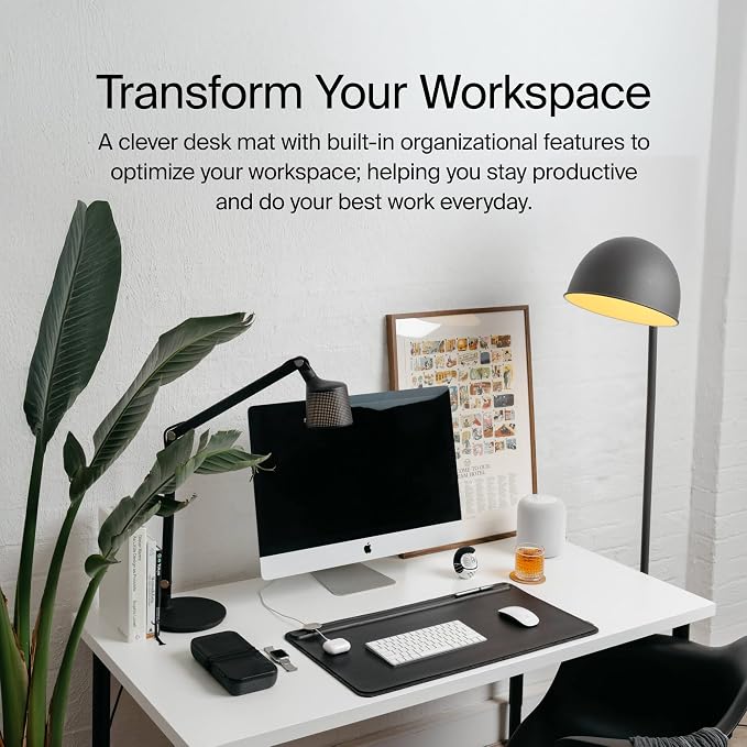 Orbitkey Premium Leather Desk Mat Slim | Multi-Purpose & Waterproof Table - Image 2
