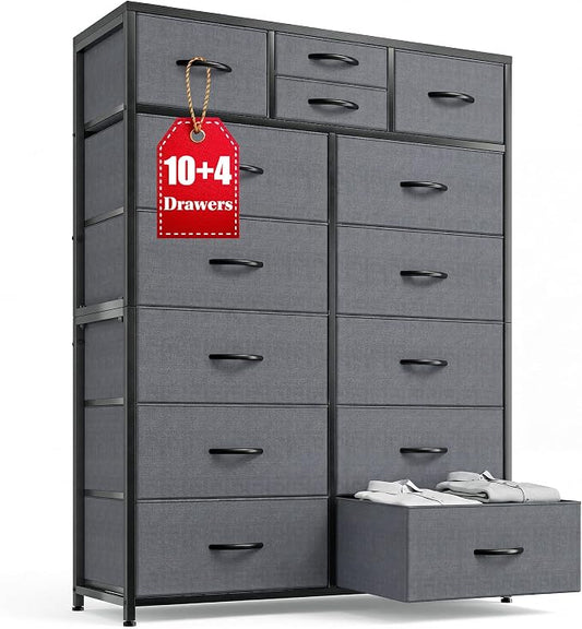 EnHomee 52.2" H Tall Dresser for Bedroom, Vertical Storage Tower, Anti-Tip | by EnHomee