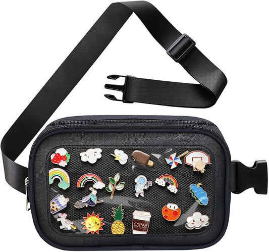 Pin Bag Fanny Pack, Ita Bag Storage Pins Crossbody Belt Bags by PainZieteg