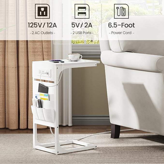 TUTOTAK C Shaped End Table - Image 5