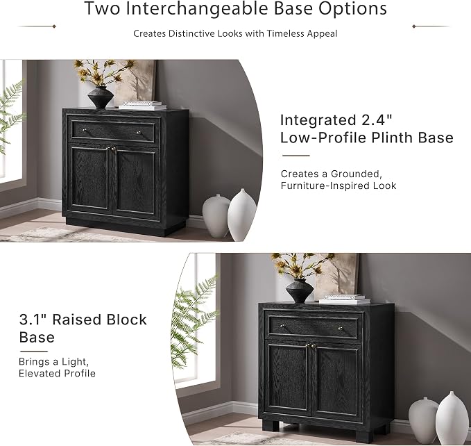 ACCOHOHO Modern Farmhouse Buffet Cabinet, 94.5" Sideboard Credenza, Modular - Image 4
