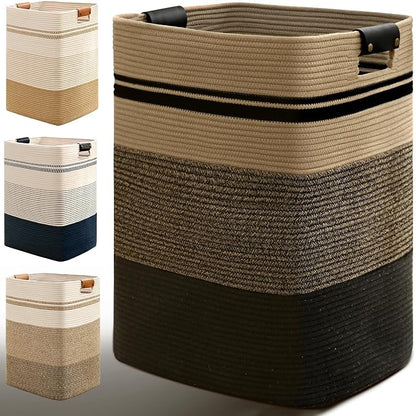 Laundry Hamper, 95L Tall Laundry Basket by Degeyoyo