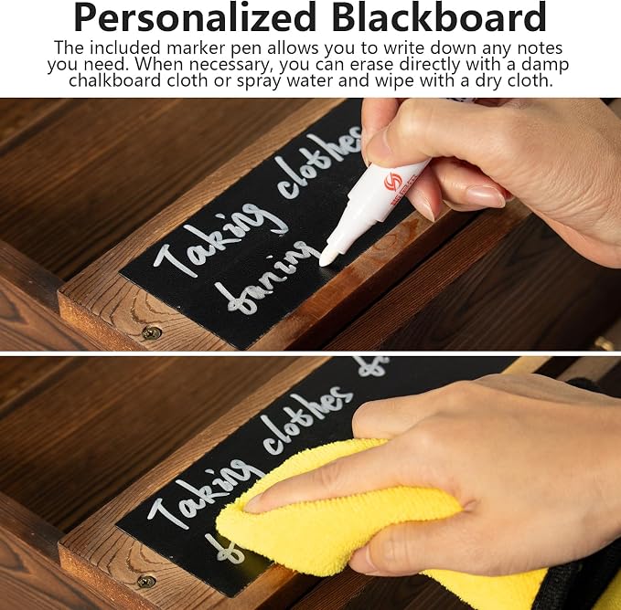 Rustic wall mail organizer, Key and Mail File Holder - Image 5