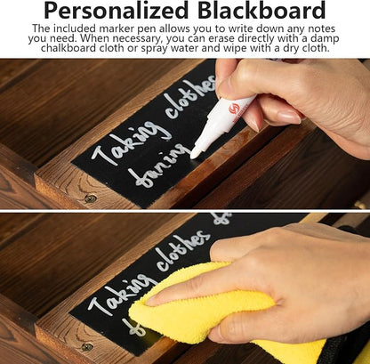 Rustic wall mail organizer, Key and Mail File Holder - Image 5