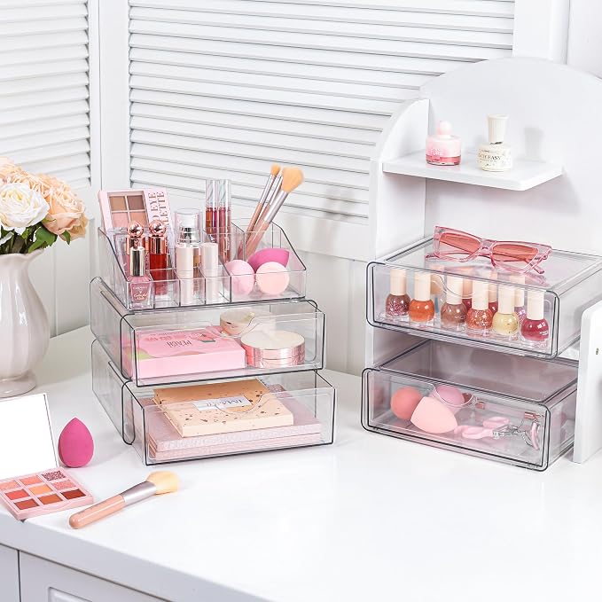 Vtopmart 5 Tier Clear Makeup Organizer - Image 2