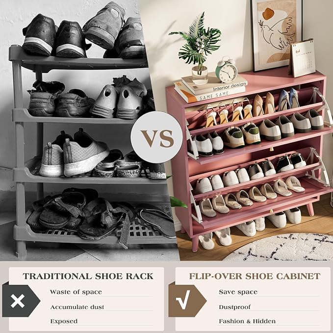 Fsbecl Shoe Storage Cabinet for Entryway - Image 7