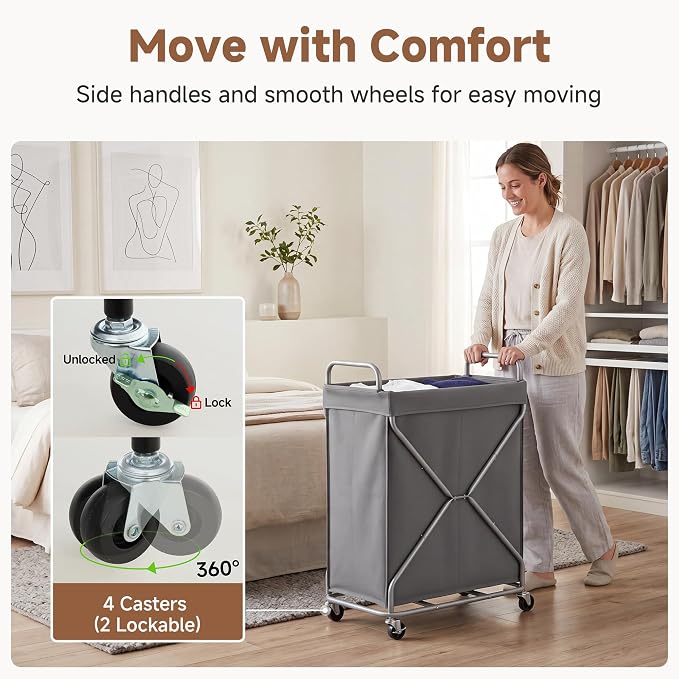 StorageWorks 2 Section Laundry Sorter - Image 3