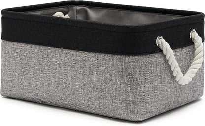 13.8x9.8x6.7 Inch Fabric Small Storage Bins by VQRTEXAStorageBasket