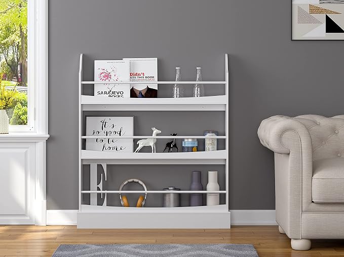 UTEX Kids Bookshelf, 3 Tiers Book Shelf and Storage - Image 8