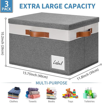 GhvyenntteS Extra Large Storage Bins - Image 3