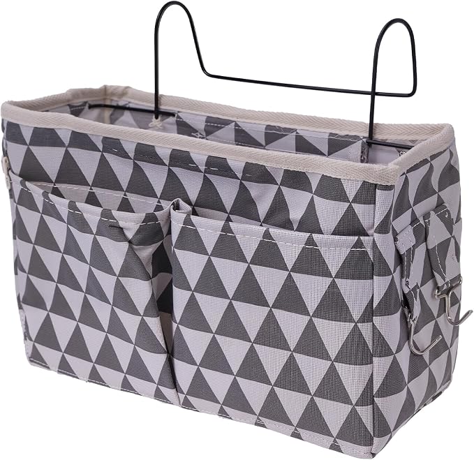 Bedside Caddy Organizer Hanging Storage Basket by HeXueLy