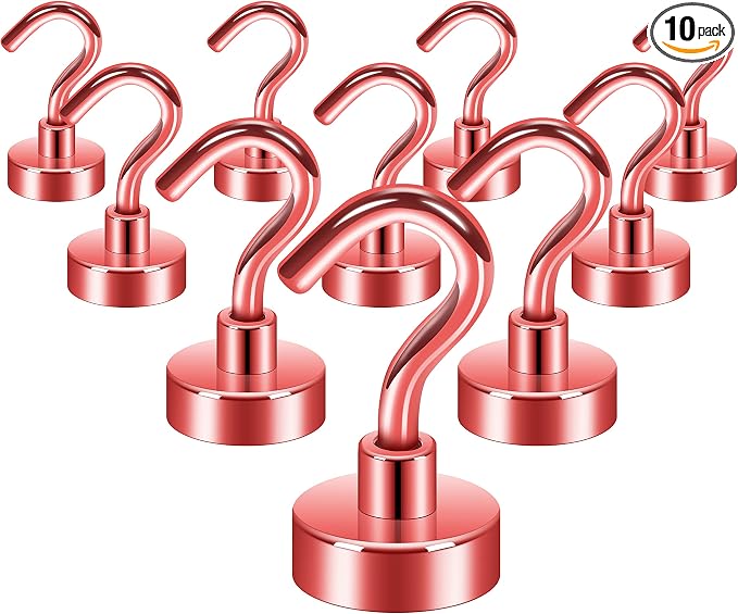 Neosmuk Magnetic Hooks, Heavy Duty 30lb+ Strong Magnet Hook by Neosmuk