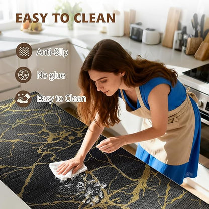 2-Layer Drawer and Shelf Liner for Kitchen Cabinet: 23.6in X 30Ft Non Slip - Image 4