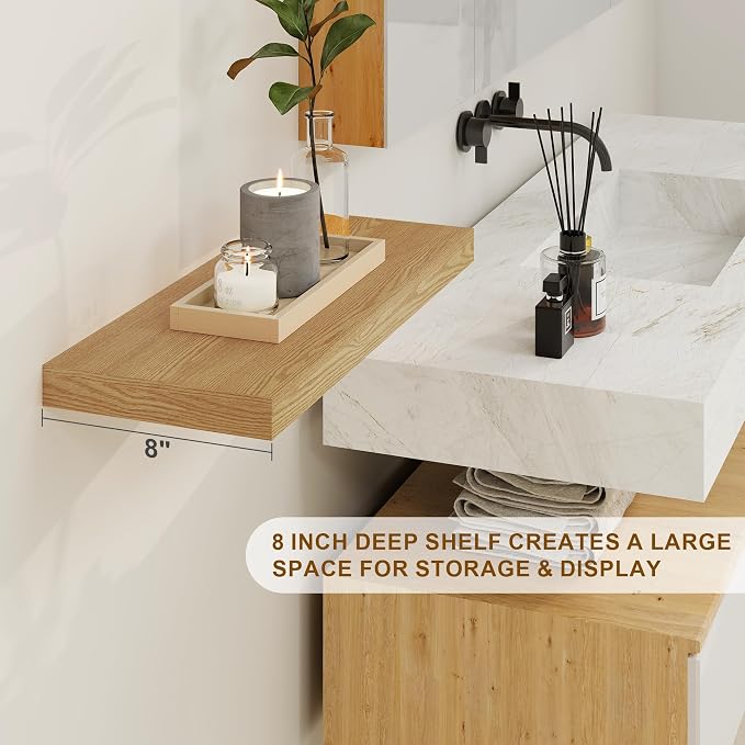 Fun Memories Floating Shelves 36 Inch Long, Deep Floating Shelf - Image 4