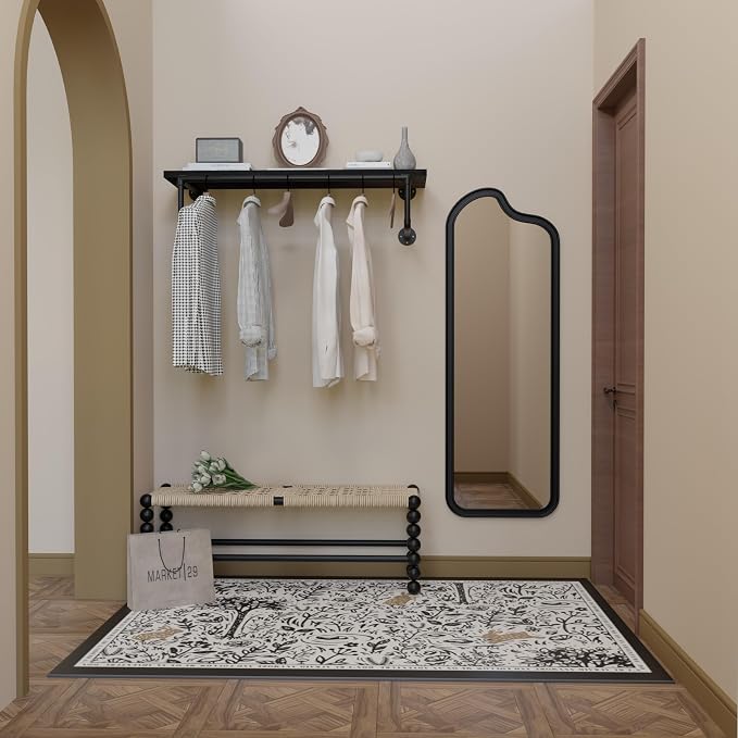 Clothes Rack 36in, Wall Mounted Garment Racks - Image 6