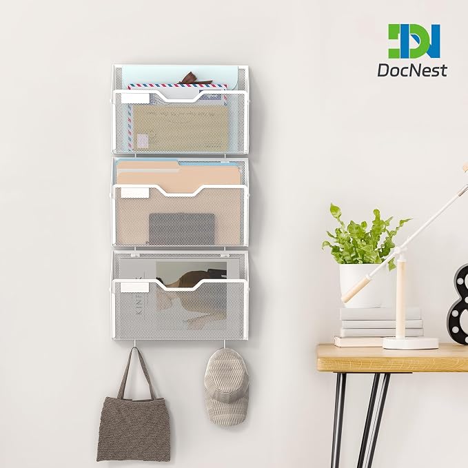 Docnest 6 Pack Mesh Wall File Holders - Image 5