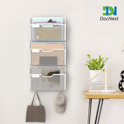 Docnest 6 Pack Mesh Wall File Holders - Image 5