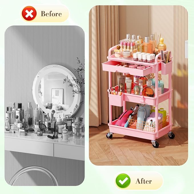 SUNALLY Makeup Cart Organizer - Image 5