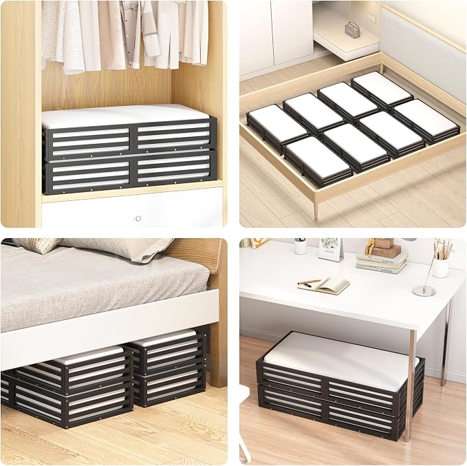Bamboo Under Bed Storage Containers- Underbed Organizer - Image 2
