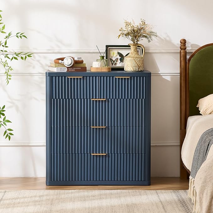 LEYAOYAO Fluted 5 Drawers Dresser - Image 4