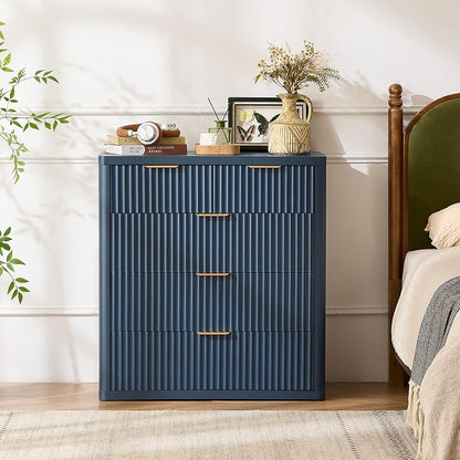 LEYAOYAO Fluted 5 Drawers Dresser - Image 4