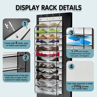 Over The Door Shoe Organizer - Image 3