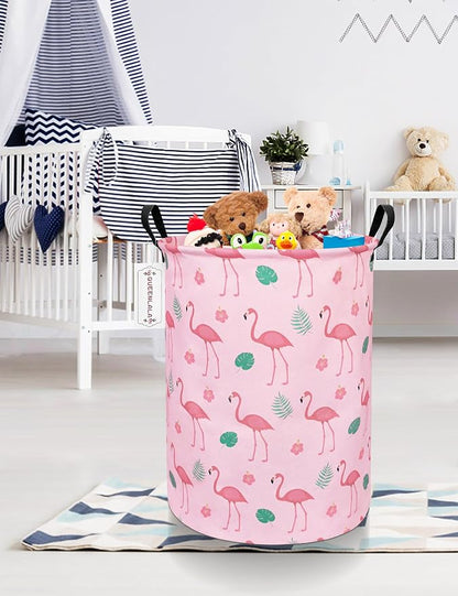 QUEENLALA Large Storage Basket, Laundry Hamper/Bathroom/Home Decor/Collapsible - Image 4