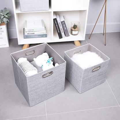 Thicker Fabric Storage Cubes 13 inch Collapsible Storage Bins - Image 8