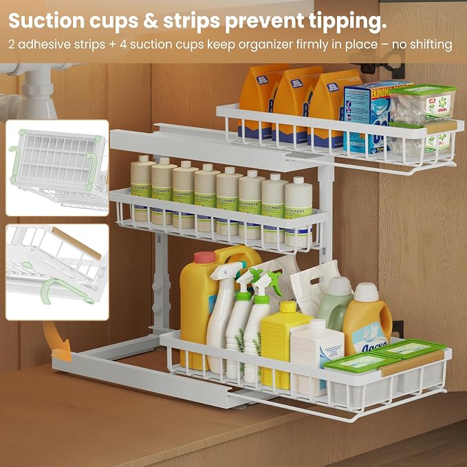 Under Sink Organizer and Storage - Image 6