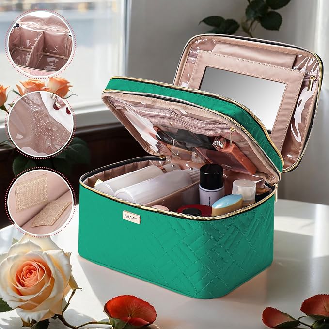 8.8L Double Layer Travel Makeup Bag - Image 4