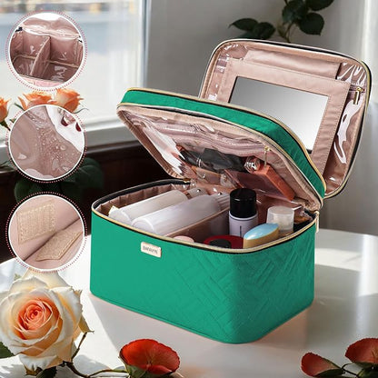 8.8L Double Layer Travel Makeup Bag - Image 4