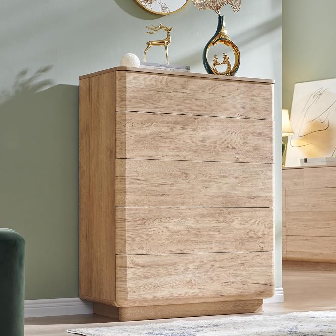 ACCOHOHO Modern 5 Drawer Dresser by ACCOHOHO
