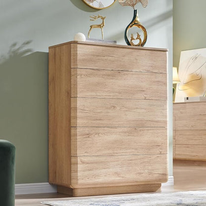 ACCOHOHO Modern 5 Drawer Dresser by ACCOHOHO