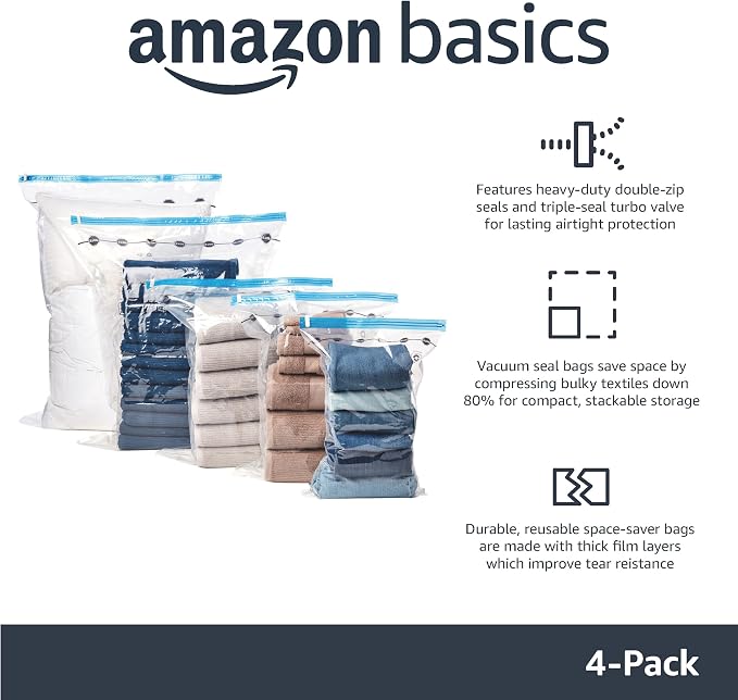 Amazon Basics Vacuum Storage Bags - Image 2