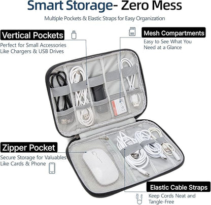 Cord Organizer Travel Case, Cable Organizer Bag - Image 2