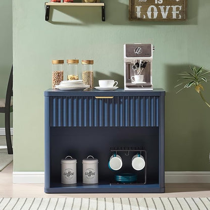 LEYAOYAO 31" Wide Fluted Nightstand - Image 4