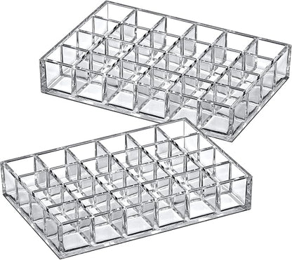 Amazing Abby - Allure - 2-Pack 24-Slot Acrylic Lipstick Organizer, Lipstick - Image 4