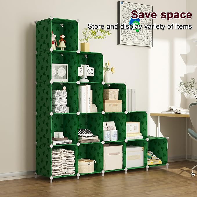 UNKU 16 Cube Storage Organizer, Closet Organizer Storage Shelves, Clothes - Image 4