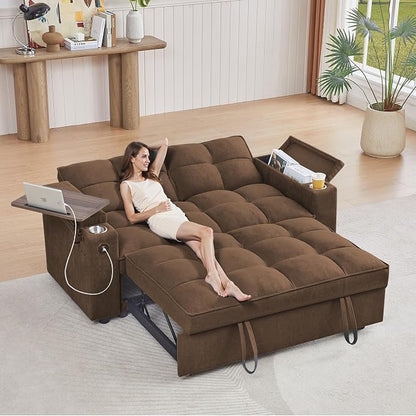 hansones 65" 3-in-1 Sofa Bed, Pull Out Sleeper Sofa by hansones
