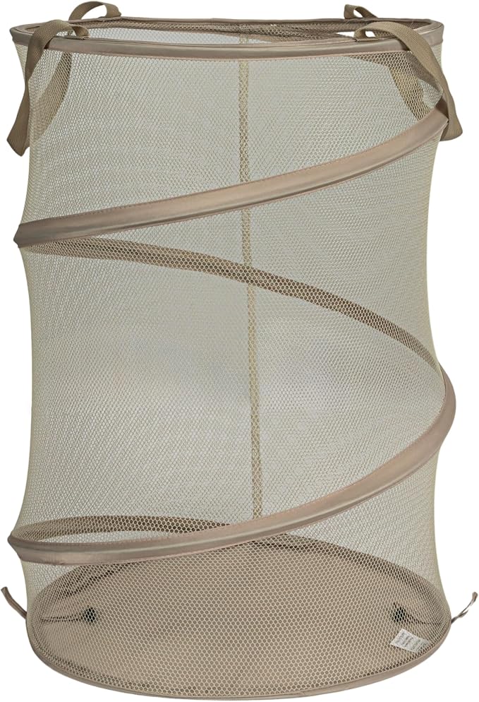 Household Essentials Pop-Up Mesh Laundry Hamper - Image 5
