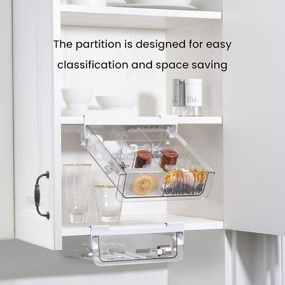 vacane Compact-depth Under Shelf Basket Organizer, Under Shelf Storage Drawer - Image 3