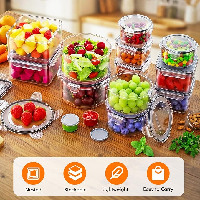 50 PCS Food Storage Containers - Image 8