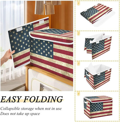 American Flag Storage Bins - Image 4