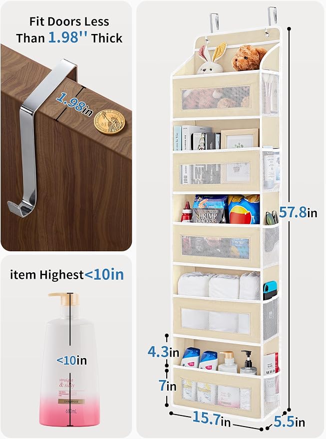 JARLINK Over the Door Organizer - Image 2