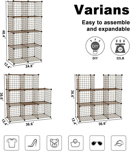 C&AHOME Wire Cube Storage, 8 - Image 3